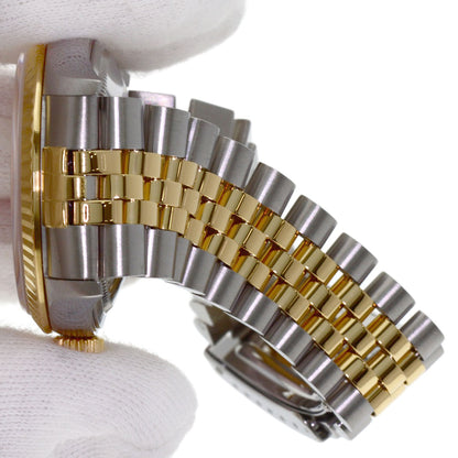 ROLEX DATEJUST 10P Diamond Watches 16233G Stainless Steel/SSxK18YG mens