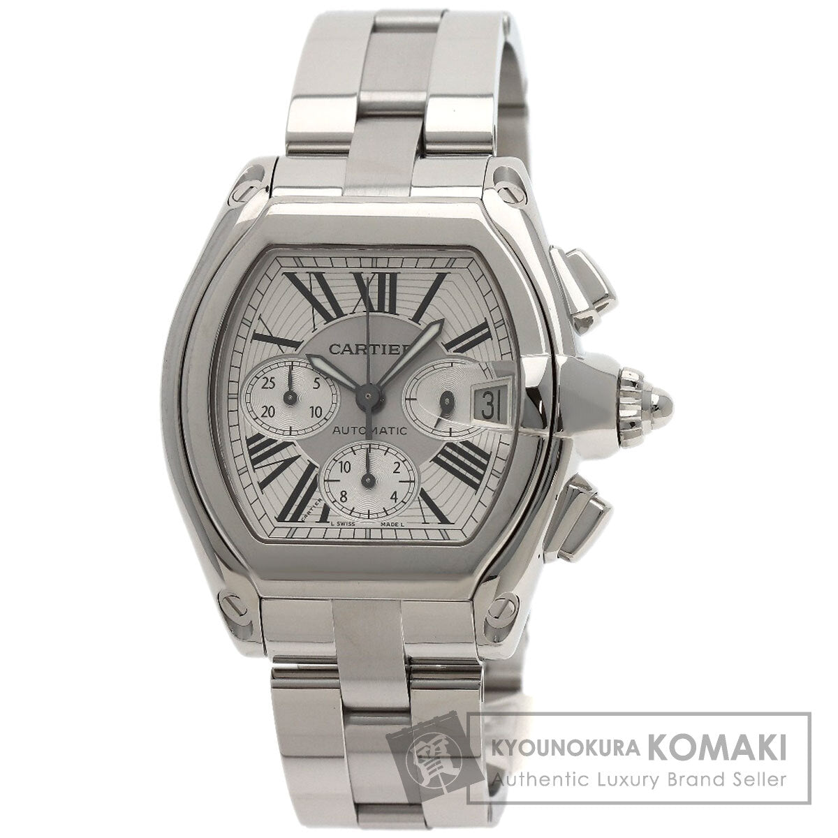 CARTIER Roadster XL Watches W62019X6 Stainless Steel/Stainless Steel mens