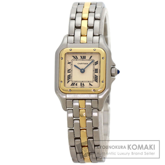 CARTIER PANTHERESM 1 Row Watches W25029B5 Stainless Steel/SSxK18YG Ladies