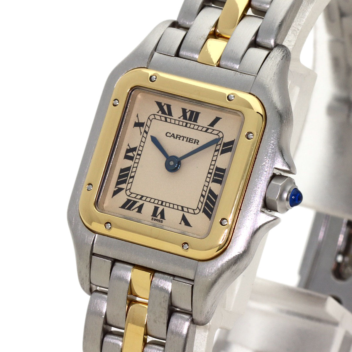 CARTIER PANTHERESM 1 Row Watches W25029B5 Stainless Steel/SSxK18YG Ladies