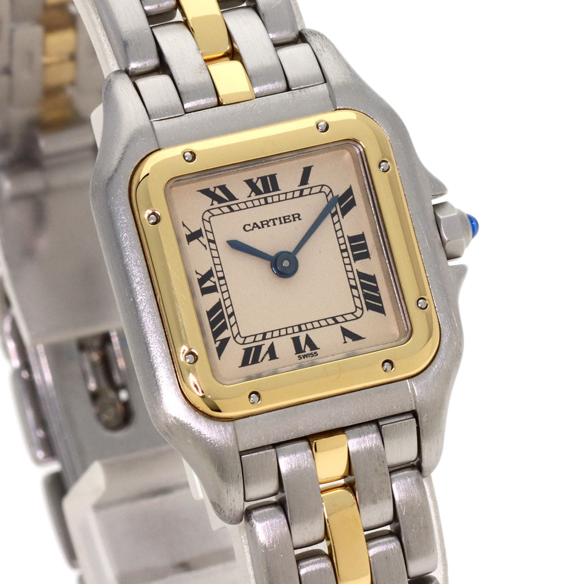 CARTIER PANTHERESM 1 Row Watches W25029B5 Stainless Steel/SSxK18YG Ladies