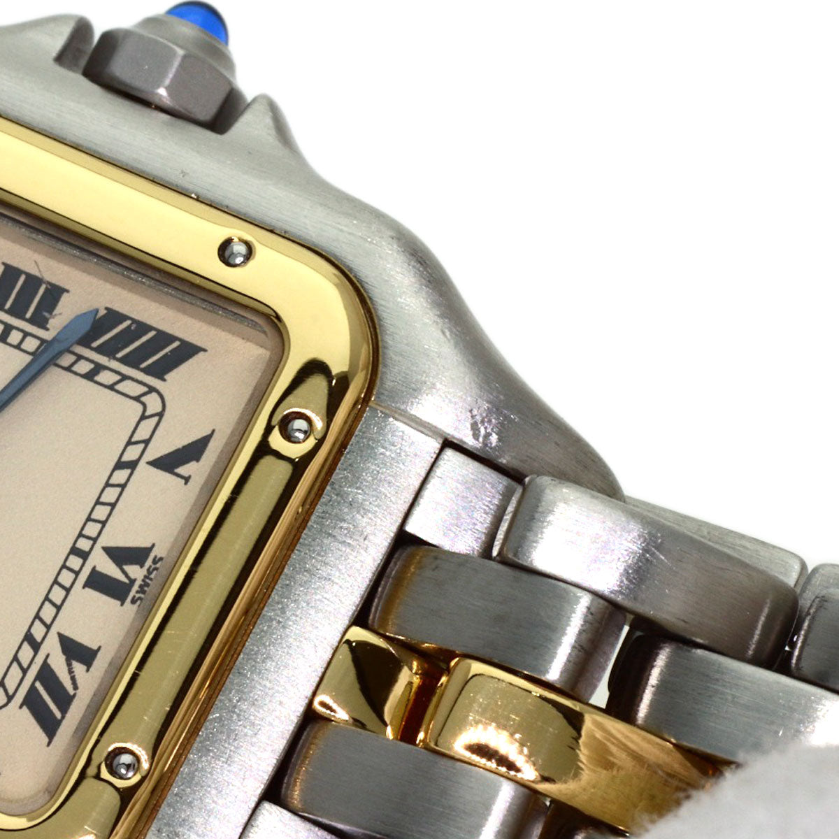 CARTIER PANTHERESM 1 Row Watches W25029B5 Stainless Steel/SSxK18YG Ladies