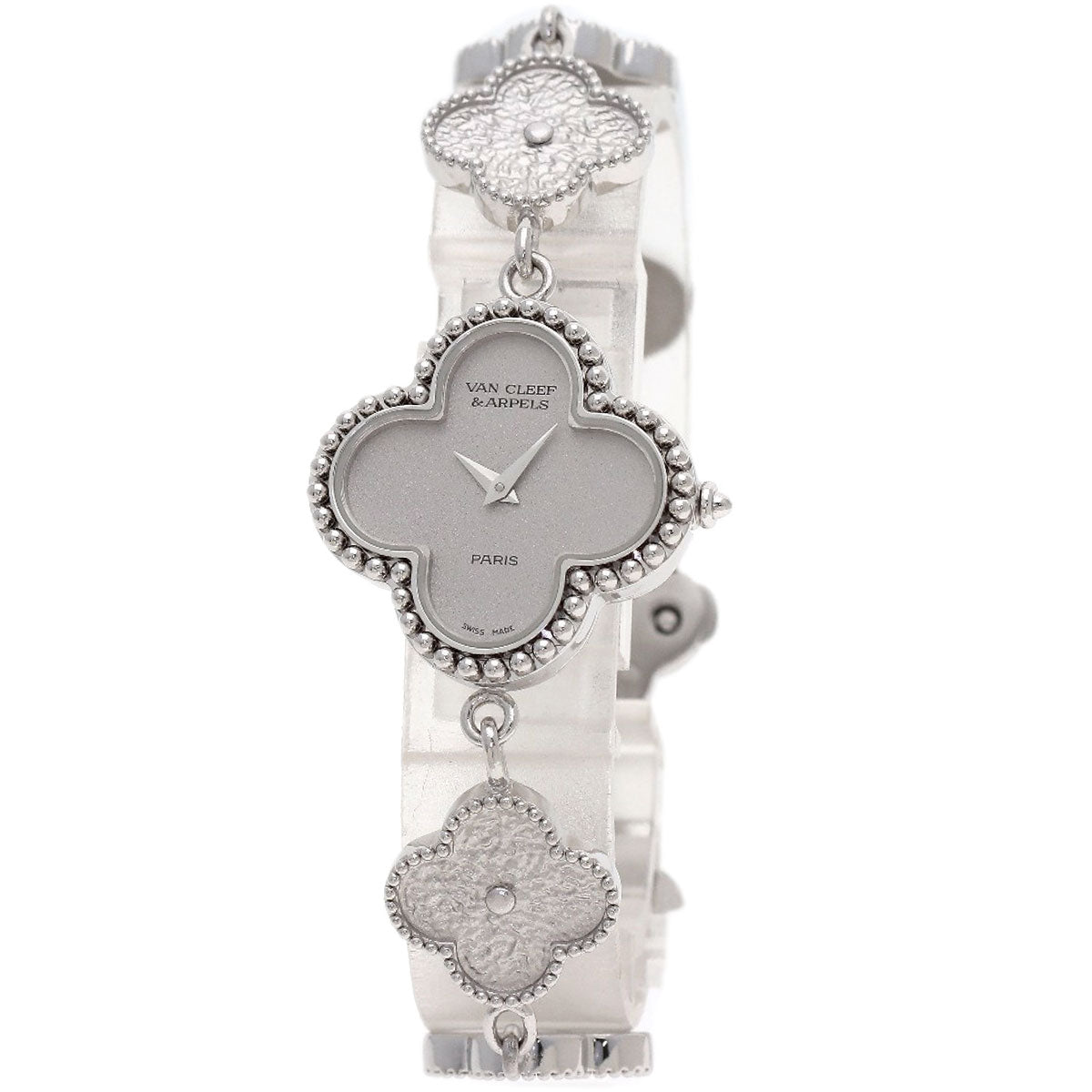Van Cleef & Arpels Alhambra Watches K18 White Gold/K18 White Gold Ladies