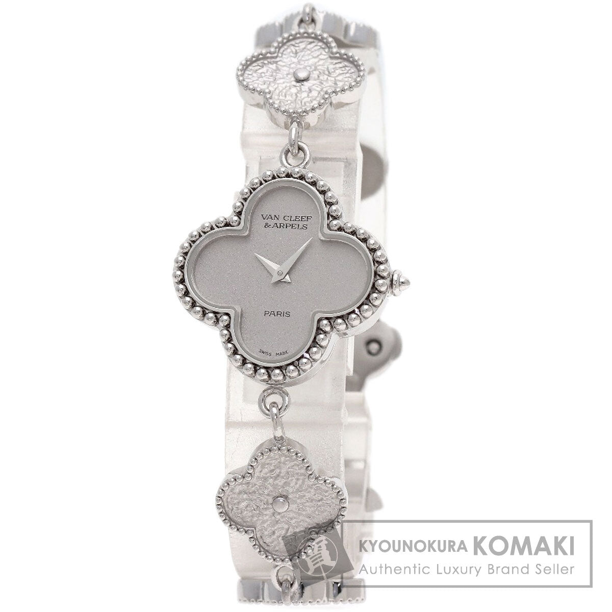 Van Cleef & Arpels Alhambra Watches K18 White Gold/K18 White Gold Ladies