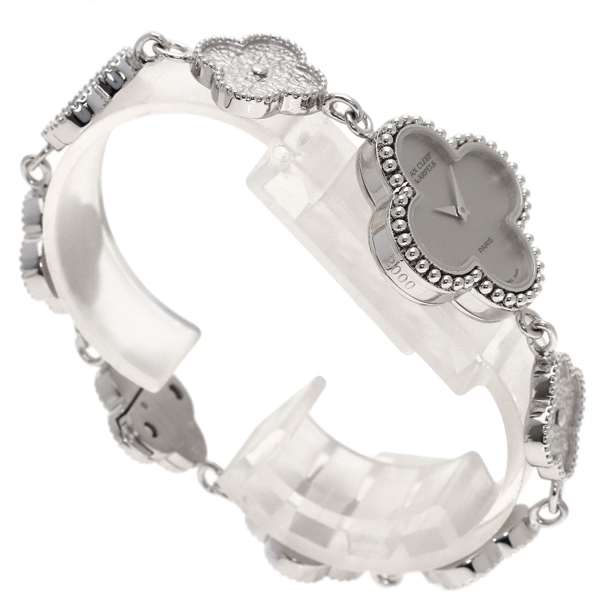 Van Cleef & Arpels Alhambra Watches K18 White Gold/K18 White Gold Ladies