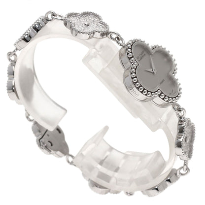 Van Cleef & Arpels Alhambra Watches K18 White Gold/K18 White Gold Ladies