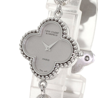 Van Cleef & Arpels Alhambra Watches K18 White Gold/K18 White Gold Ladies
