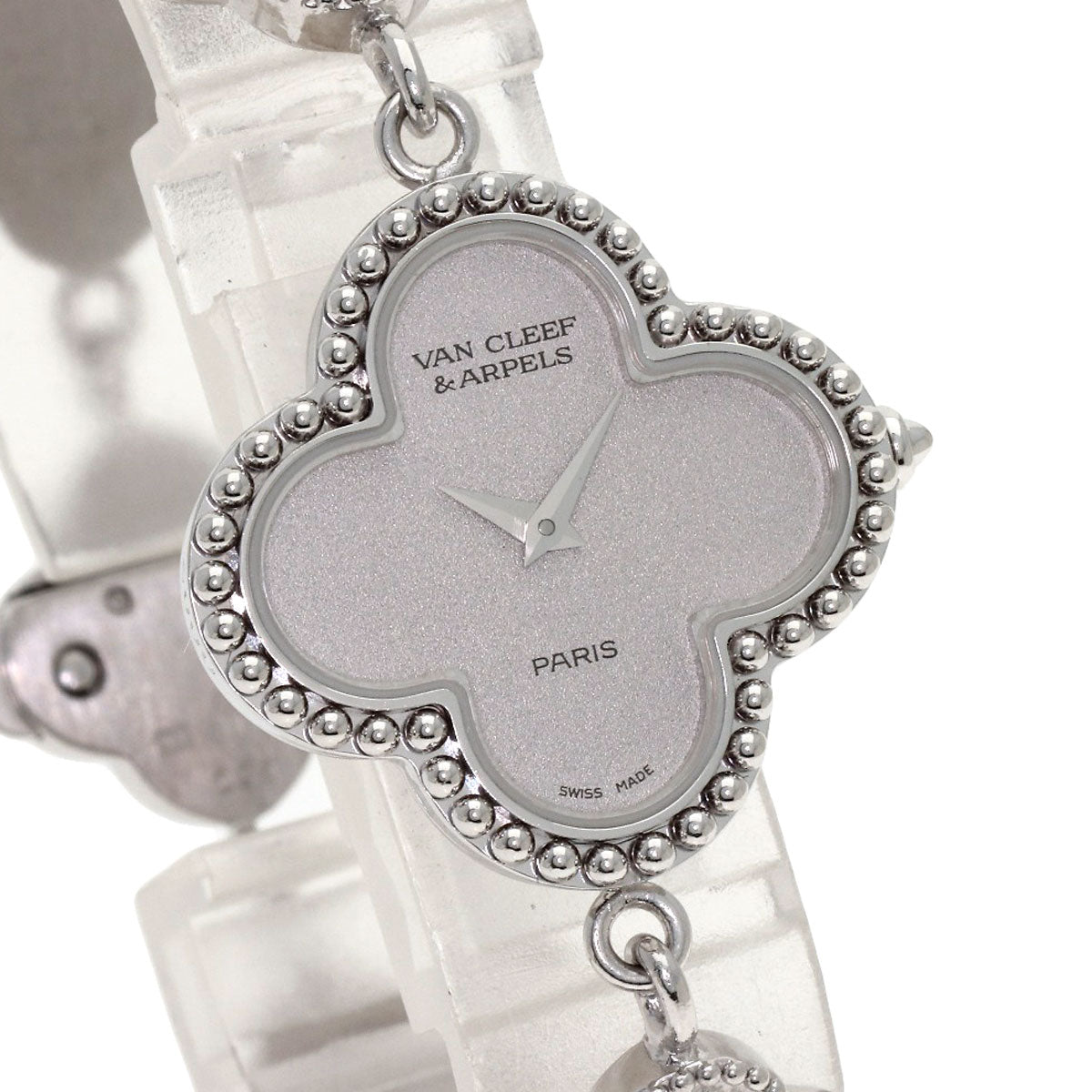 Van Cleef & Arpels Alhambra Watches K18 White Gold/K18 White Gold Ladies
