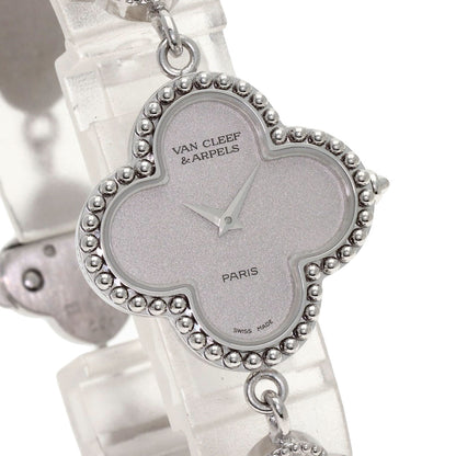 Van Cleef & Arpels Alhambra Watches K18 White Gold/K18 White Gold Ladies