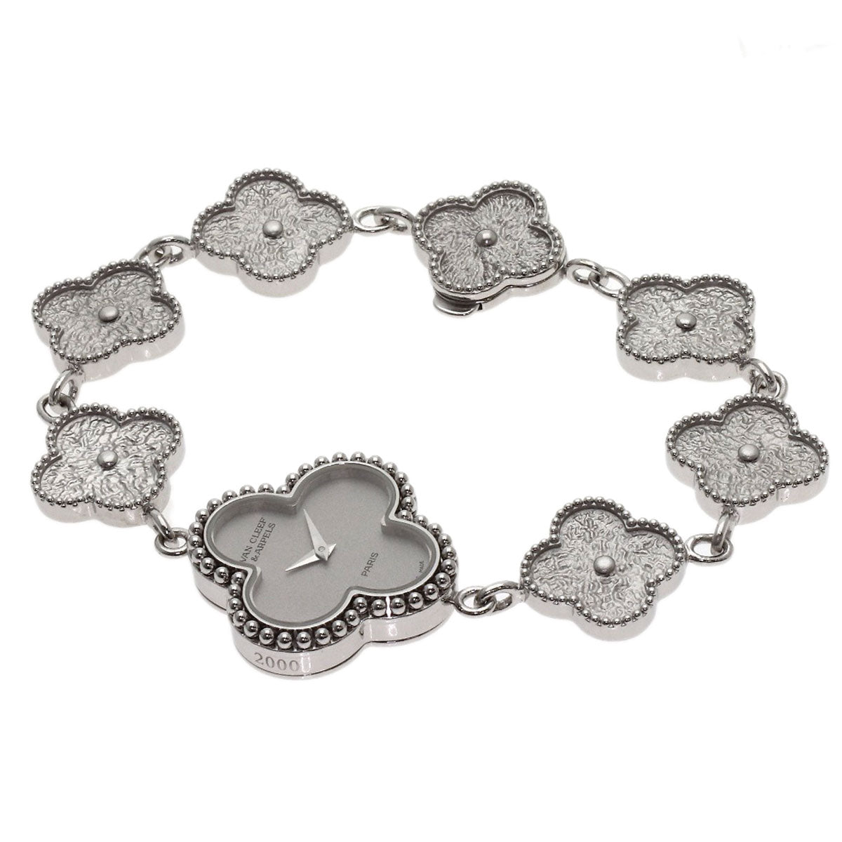 Van Cleef & Arpels Alhambra Watches K18 White Gold/K18 White Gold Ladies