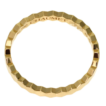 Chaumet Be My Love Honeycomb #53 Ring K18 Yellow Gold Ladies [Used]