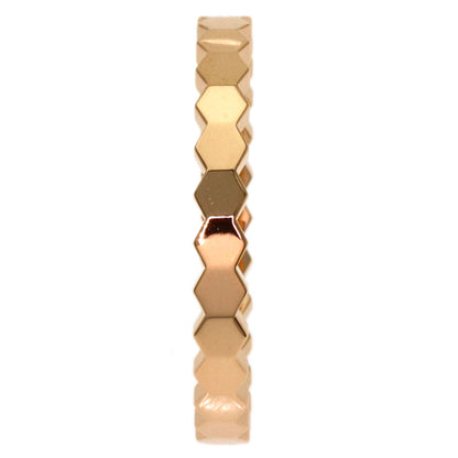 Chaumet Be My Love Honeycomb #53 Ring K18 Pink Gold Ladies [Used]