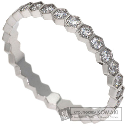 Chaumet Be My Love Honeycomb Full Diamond #53 Ring K18 White Gold Ladies [Used]