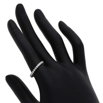 Chaumet Be My Love Honeycomb Full Diamond #53 Ring K18 White Gold Ladies [Used]