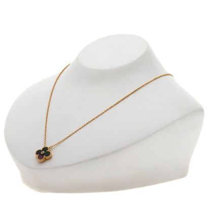 Van Cleef & Arpels Vintage Alhambra Black Shell Diamond Necklace K18 Pink Gold Ladies [Used]
