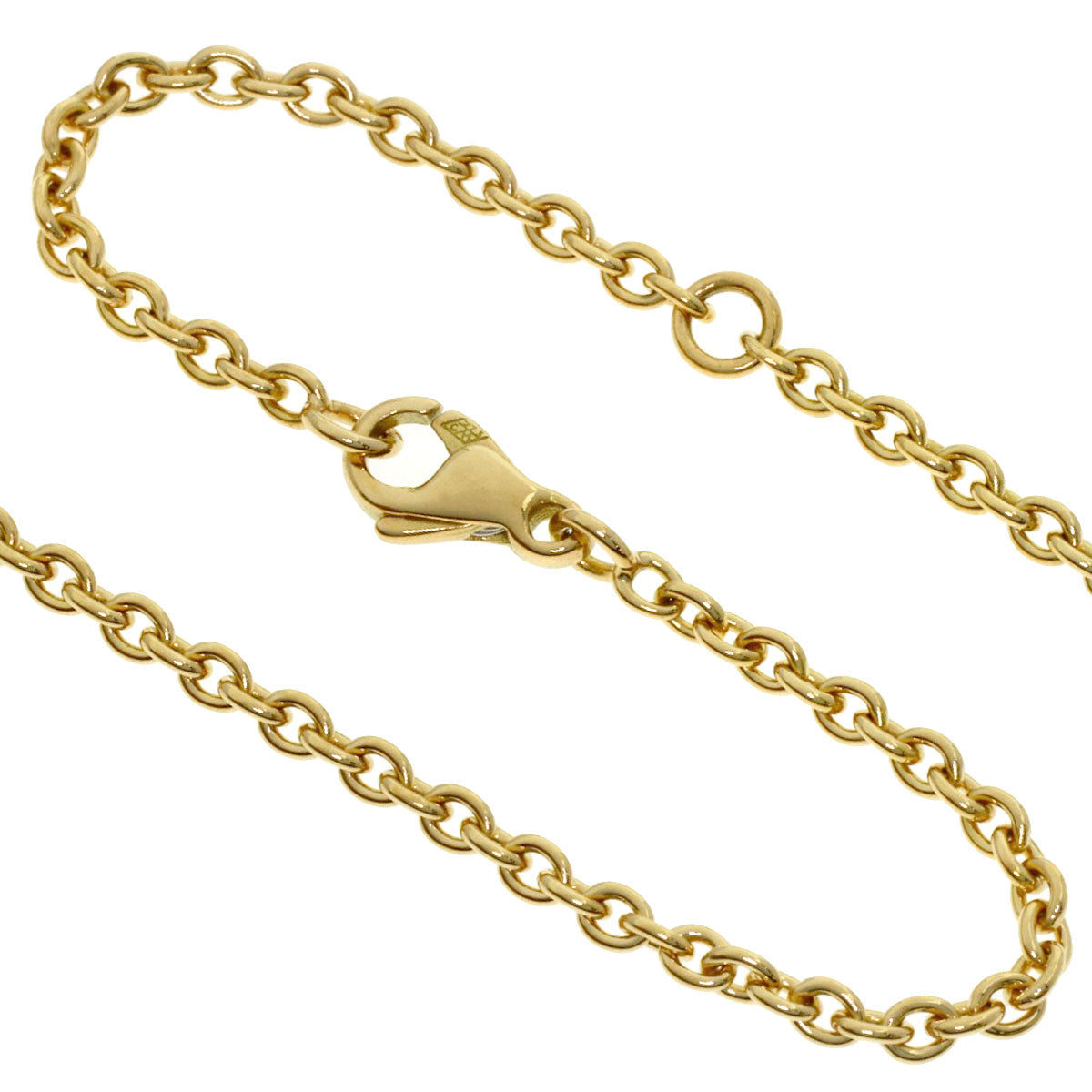 Van Cleef & Arpels Pure Alhambra White Shell Necklace K18 Yellow Gold Ladies [Used]