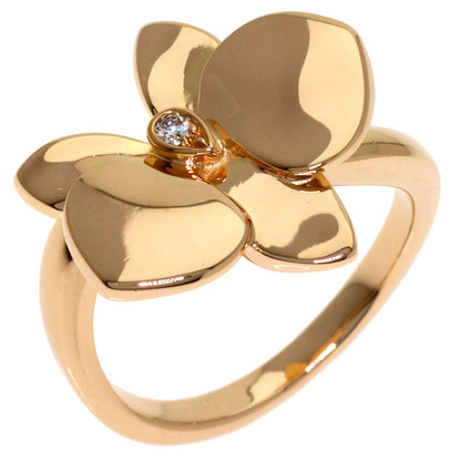CARTIER Caresse d'Orchidées par Cartier Diamond #50 Ring K18 Pink Gold Ladies [Used]