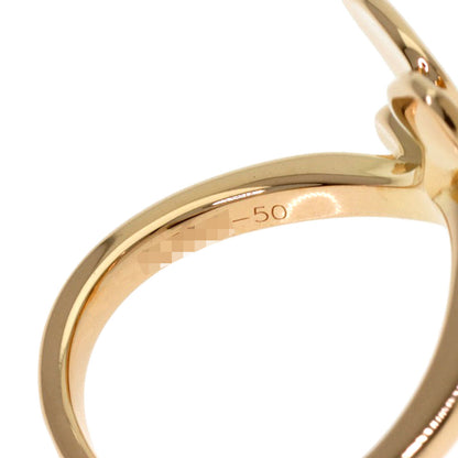 CARTIER Caresse d'Orchidées par Cartier Diamond #50 Ring K18 Pink Gold Ladies [Used]