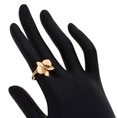 CARTIER Caresse d'Orchidées par Cartier Diamond #50 Ring K18 Pink Gold Ladies [Used]