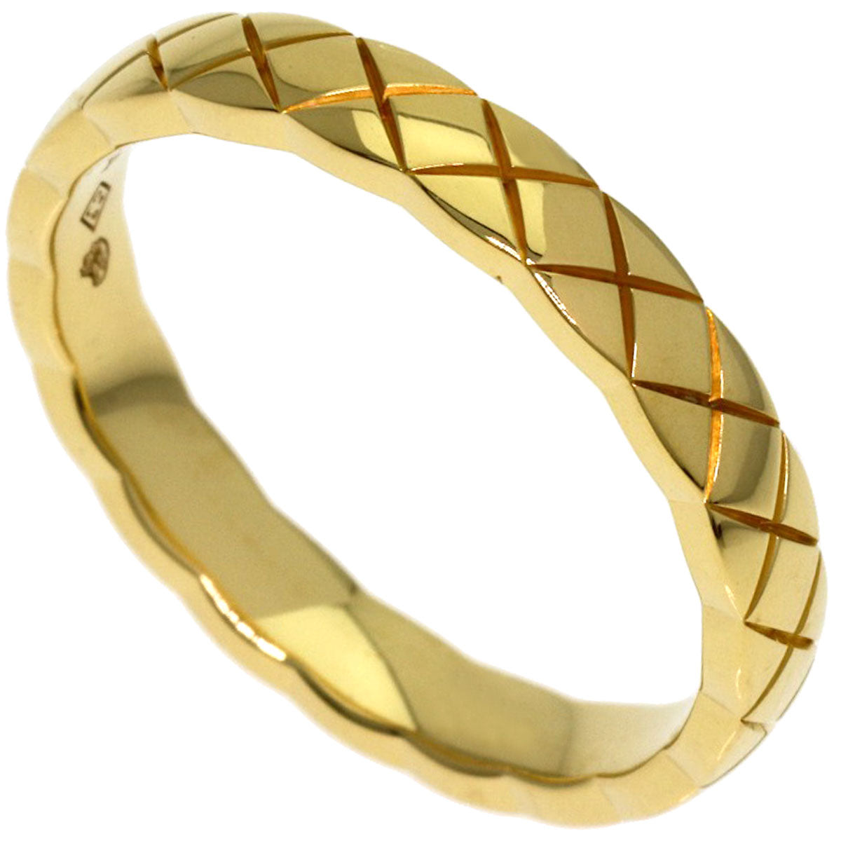 CHANEL Coco Crush Mini #54 Ring K18 Yellow Gold Ladies [Used]