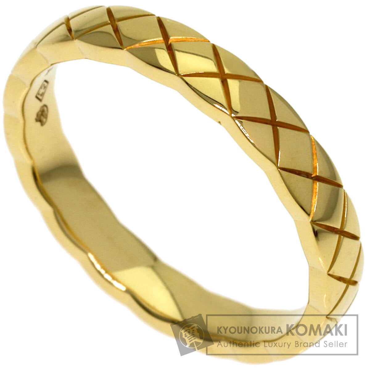 CHANEL Coco Crush Mini #54 Ring K18 Yellow Gold Ladies [Used]