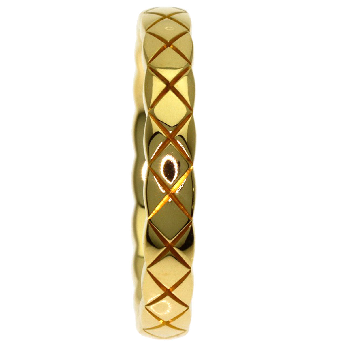 CHANEL Coco Crush Mini #54 Ring K18 Yellow Gold Ladies [Used]
