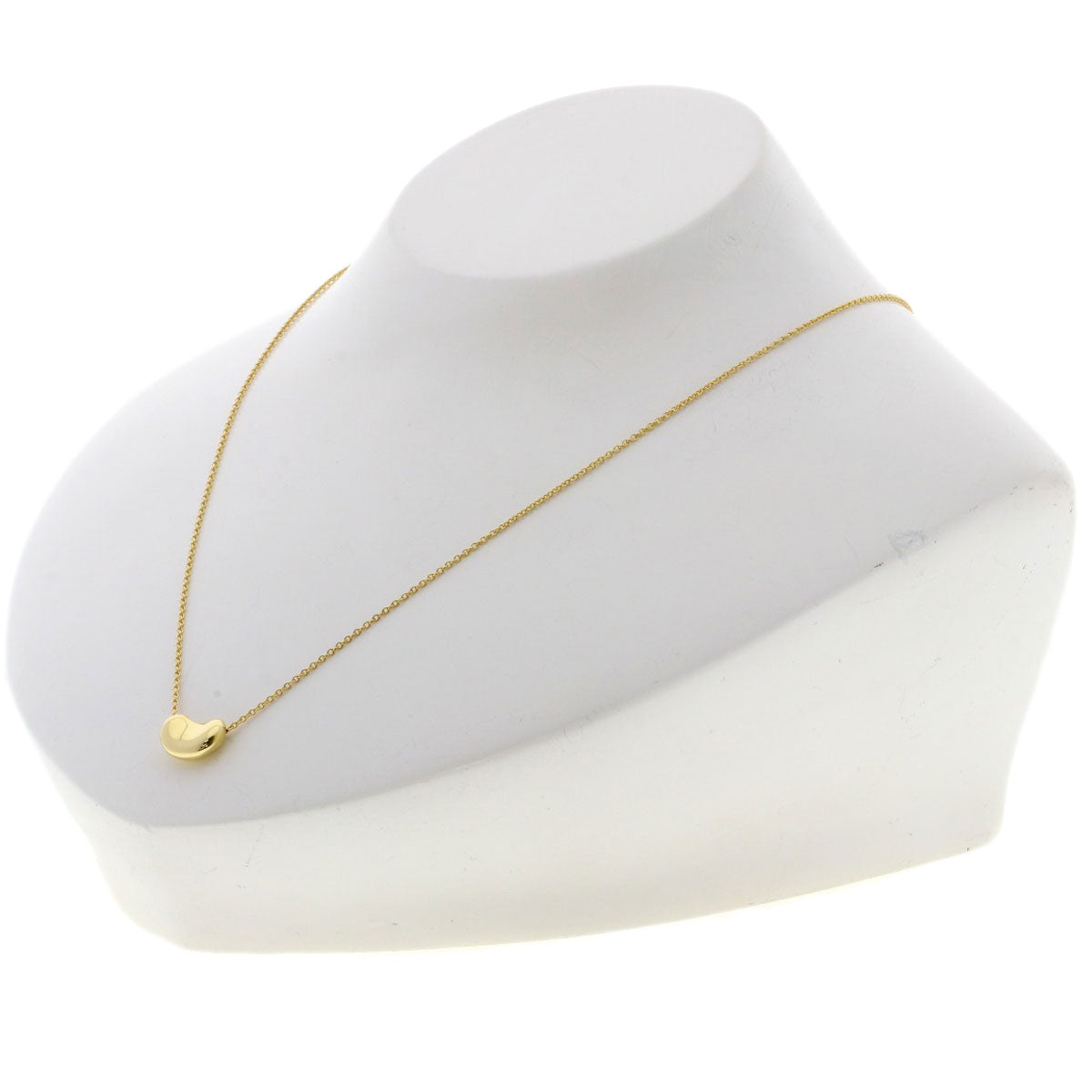 TIFFANY&Co. Bean Necklace K18 Yellow Gold Ladies [Used]