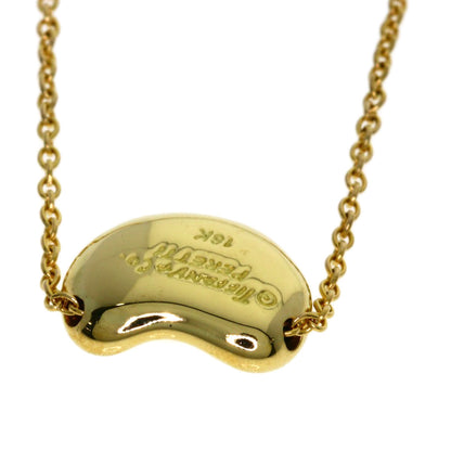 TIFFANY&Co. Bean Necklace K18 Yellow Gold Ladies [Used]