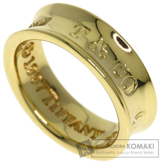 TIFFANY&Co. 1837 Ring K18 Yellow Gold Ladies [Used]