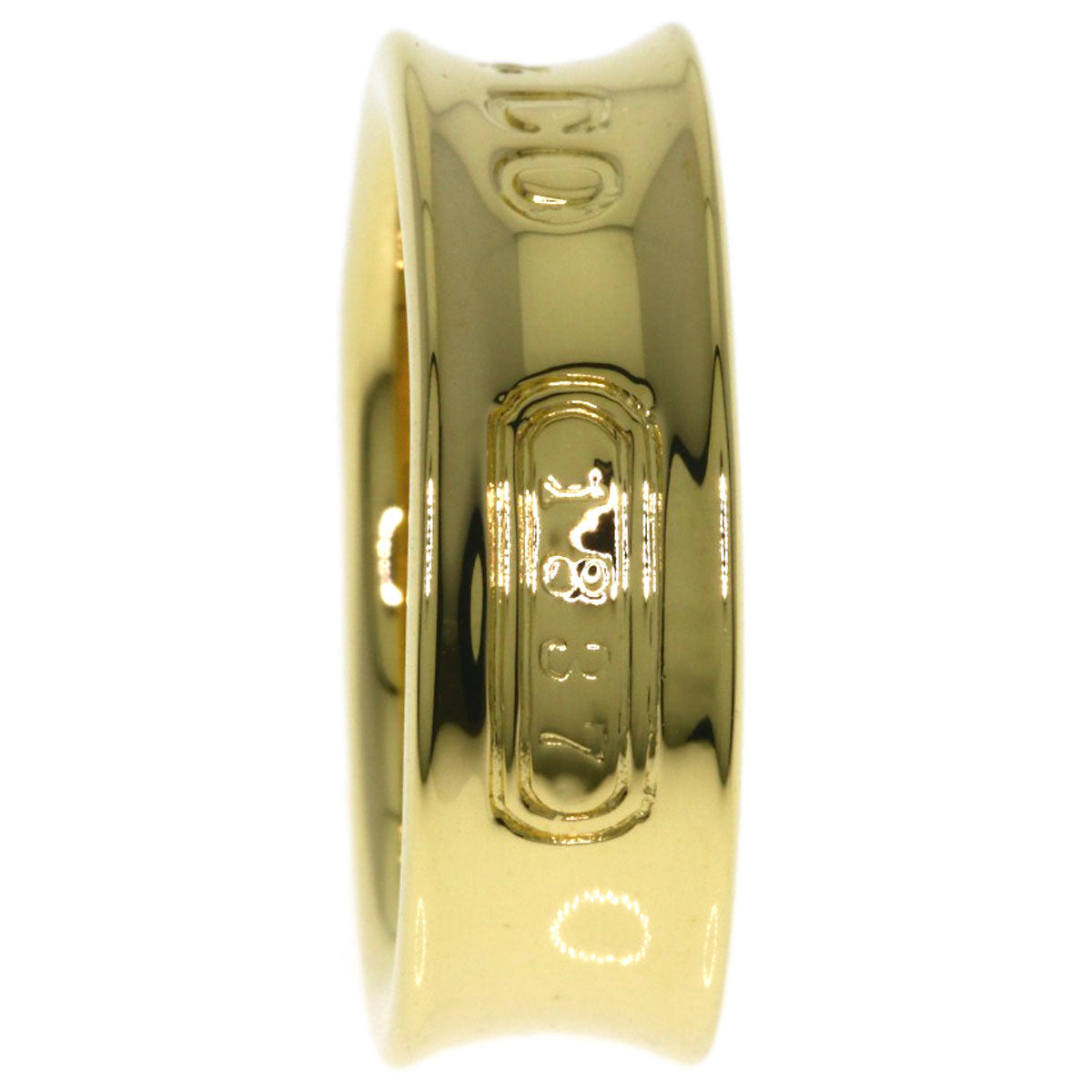 TIFFANY&Co. 1837 Ring K18 Yellow Gold Ladies [Used]