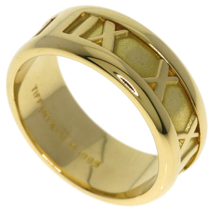 TIFFANY&Co. Atlas Ring K18 Yellow Gold Ladies [Used]