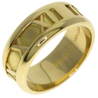 TIFFANY&Co. Atlas Ring K18 Yellow Gold Ladies [Used]
