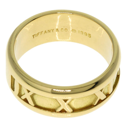 TIFFANY&Co. Atlas Ring K18 Yellow Gold Ladies [Used]
