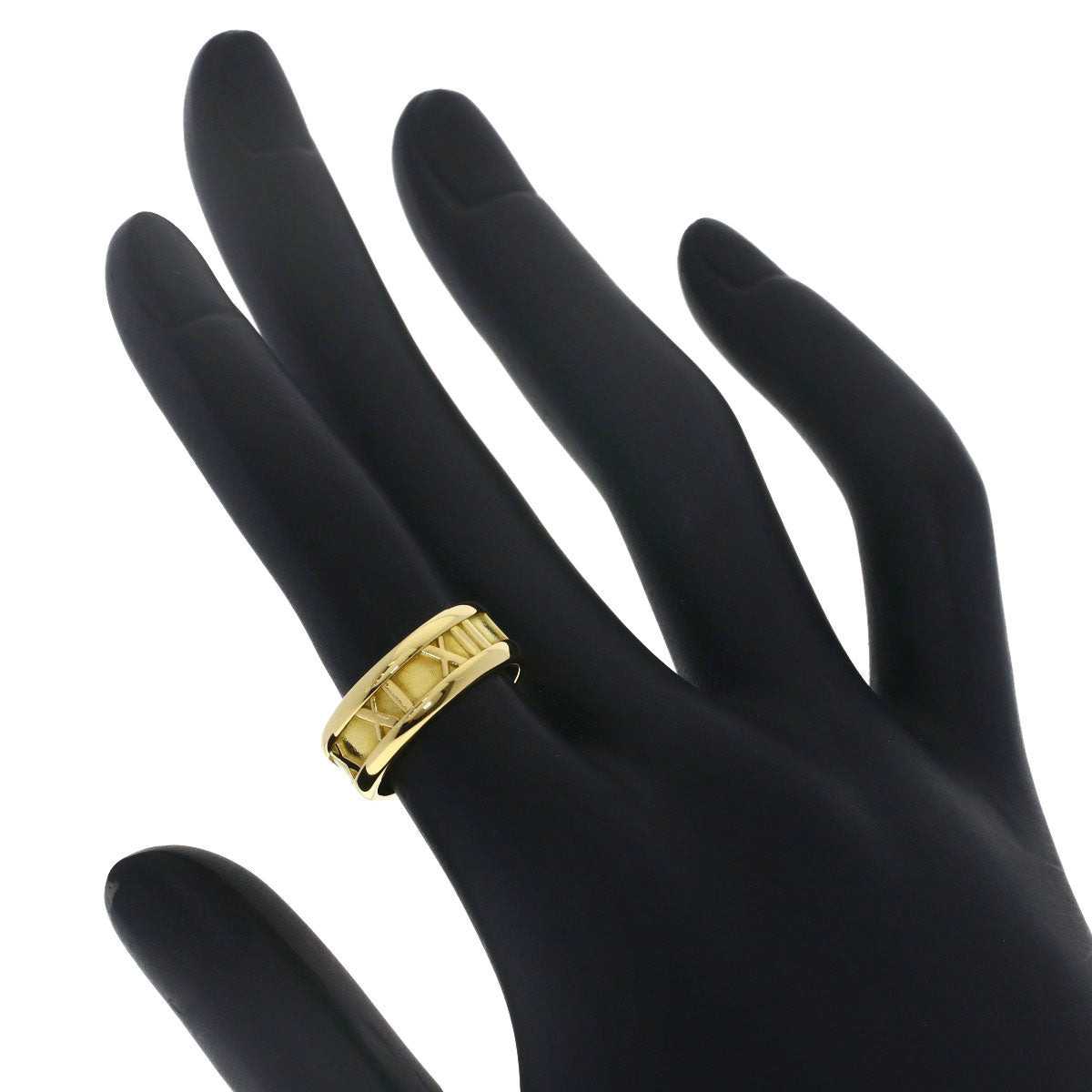 TIFFANY&Co. Atlas Ring K18 Yellow Gold Ladies [Used]
