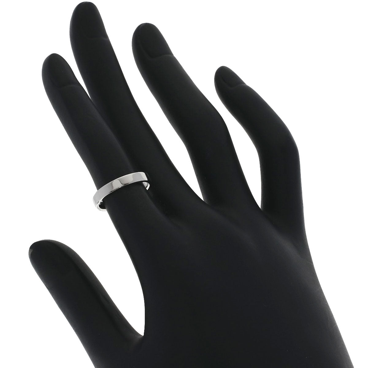 TIFFANY&Co. Flat band Ring Platinum PT950 Ladies [Used]