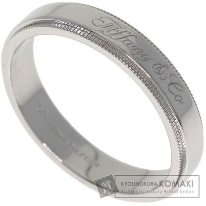 TIFFANY&Co. Milgrain Ring Platinum PT950 Ladies [Used]