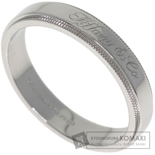 TIFFANY&Co. Milgrain Ring Platinum PT950 Ladies [Used]