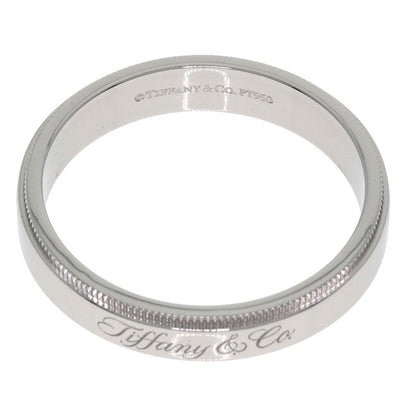 TIFFANY&Co. Milgrain Ring Platinum PT950 Ladies [Used]