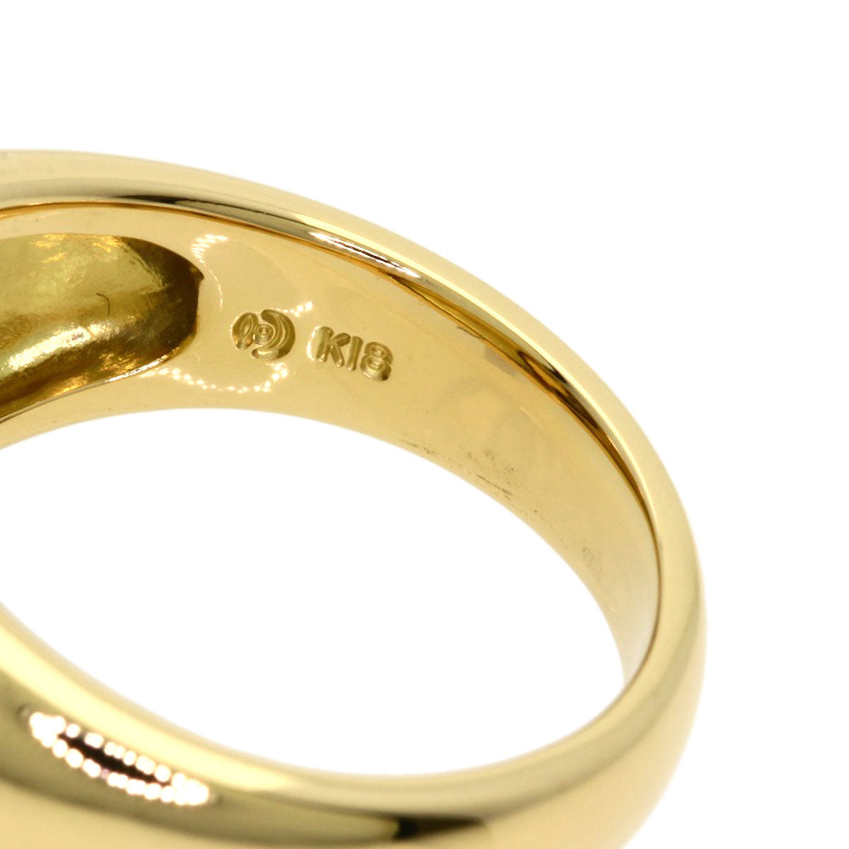 TASAKI Black pearl pearl Ring K18 Yellow Gold Ladies [Used]
