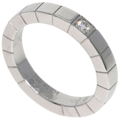 CARTIER Lanier 1P Diamond # 46 Ring K18 White Gold Ladies [Used]