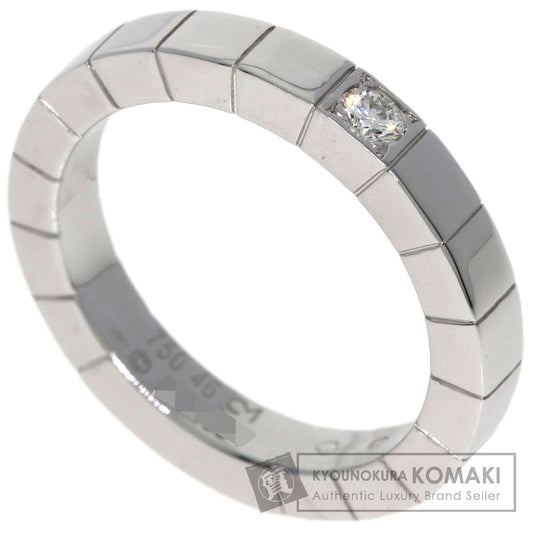 CARTIER Lanier 1P Diamond # 46 Ring K18 White Gold Ladies [Used]