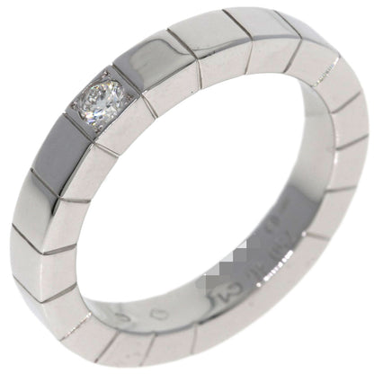 CARTIER Lanier 1P Diamond # 46 Ring K18 White Gold Ladies [Used]