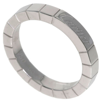 CARTIER Lanier # 50 Ring K18 White Gold Ladies [Used]
