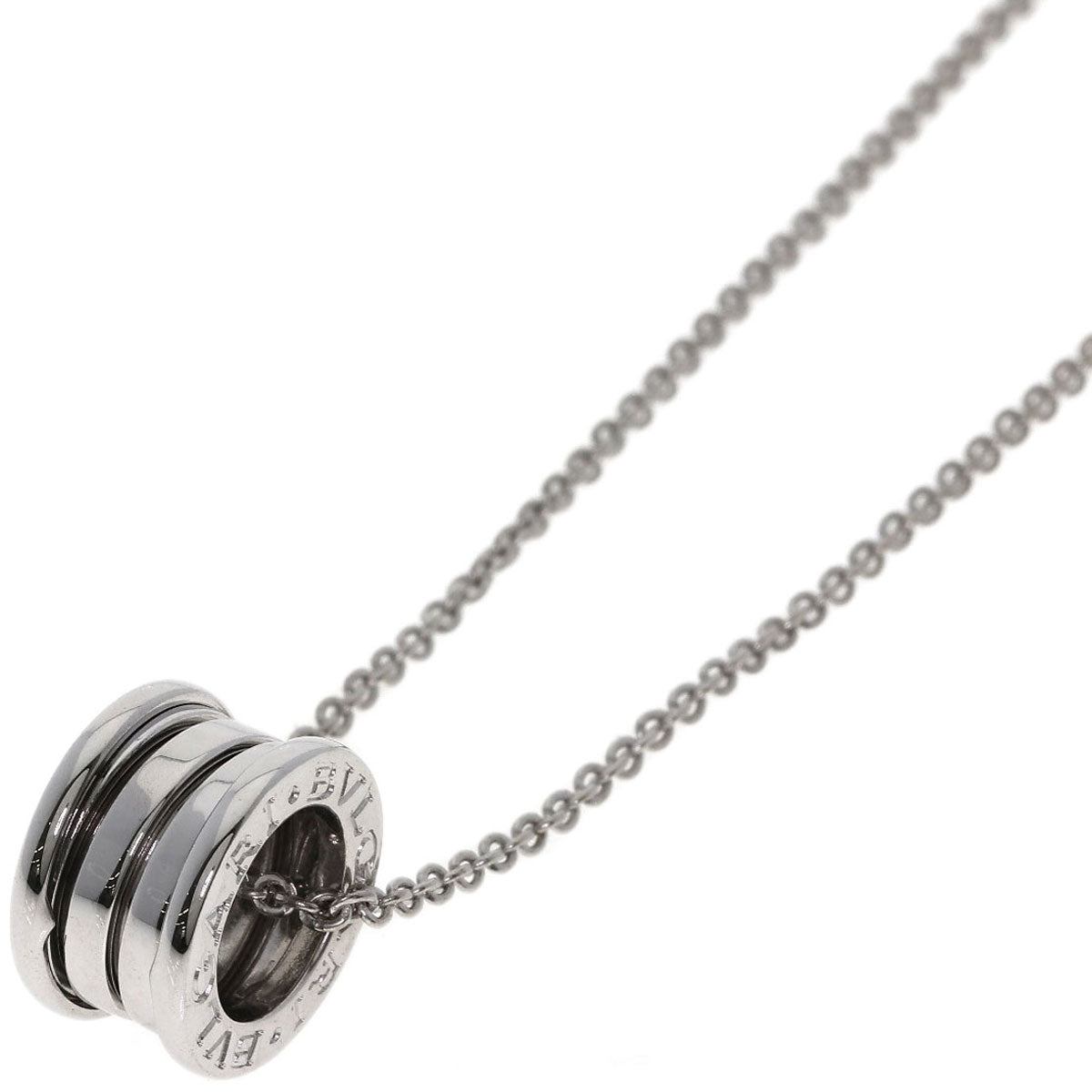BVLGARI B.zero1 Necklace K18 White Gold Ladies [Used]