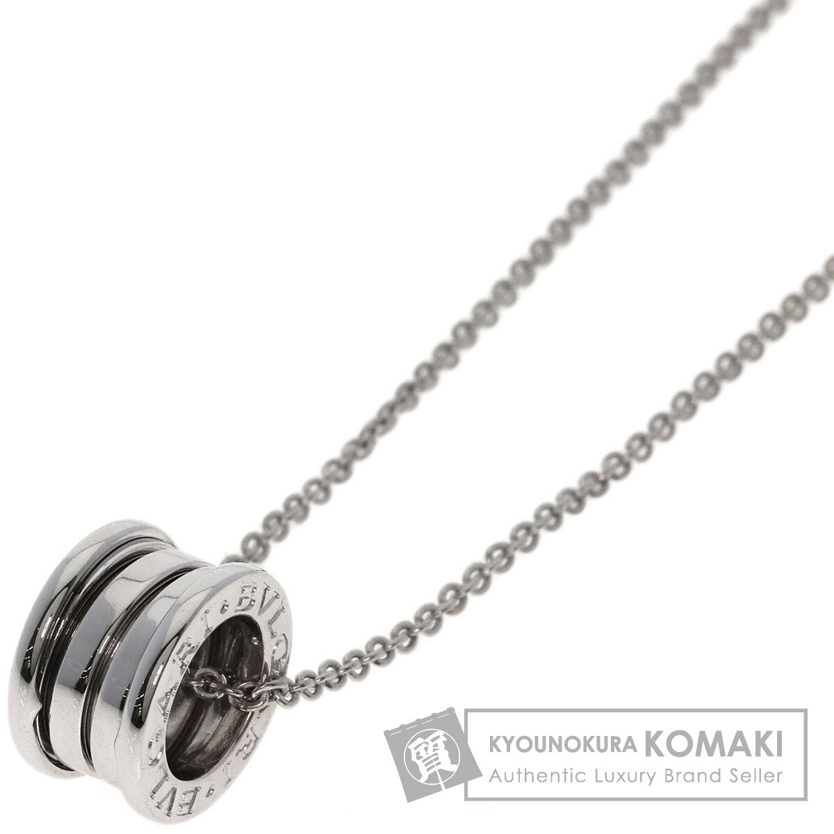 BVLGARI B.zero1 Necklace K18 White Gold Ladies [Used]