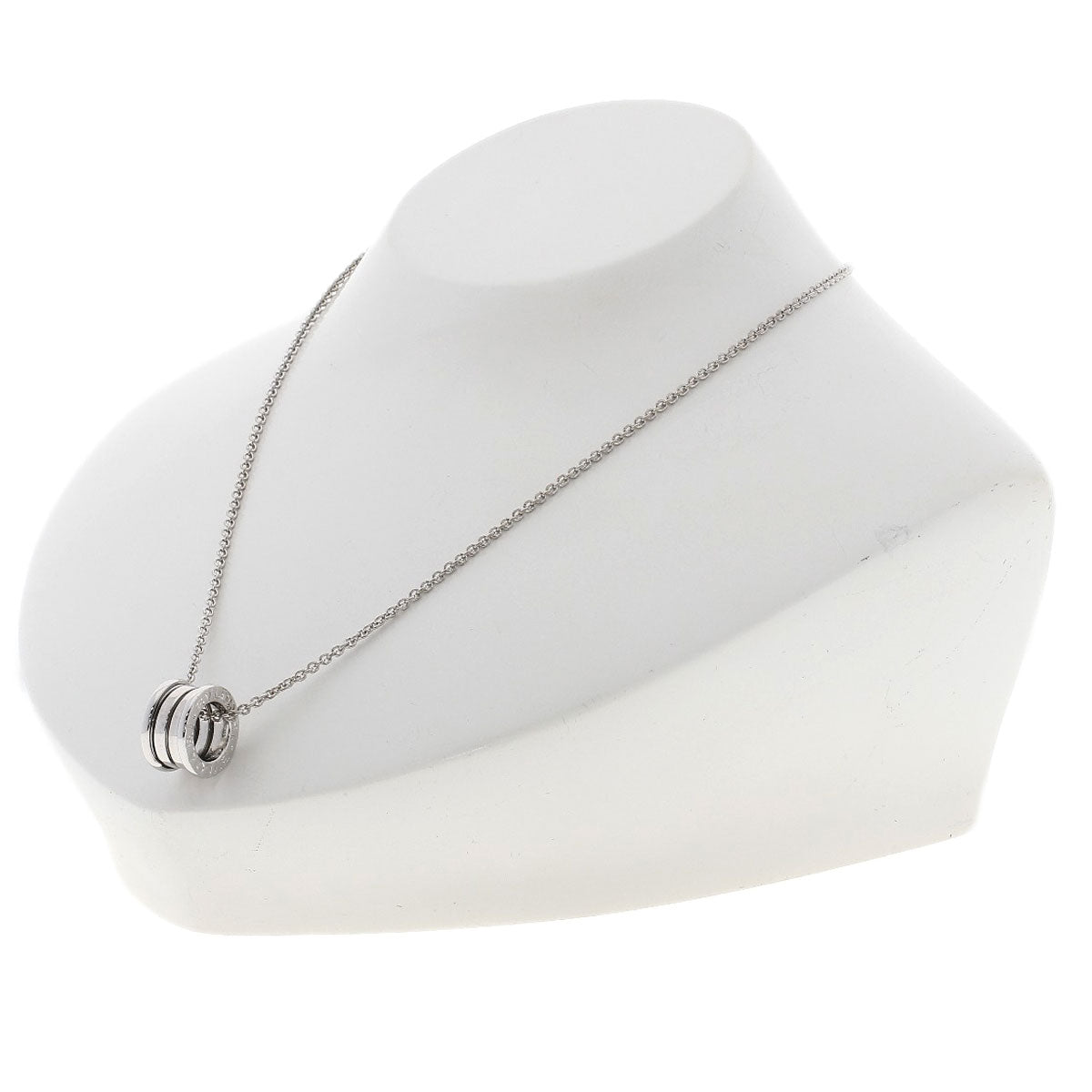 BVLGARI B.zero1 Necklace K18 White Gold Ladies [Used]