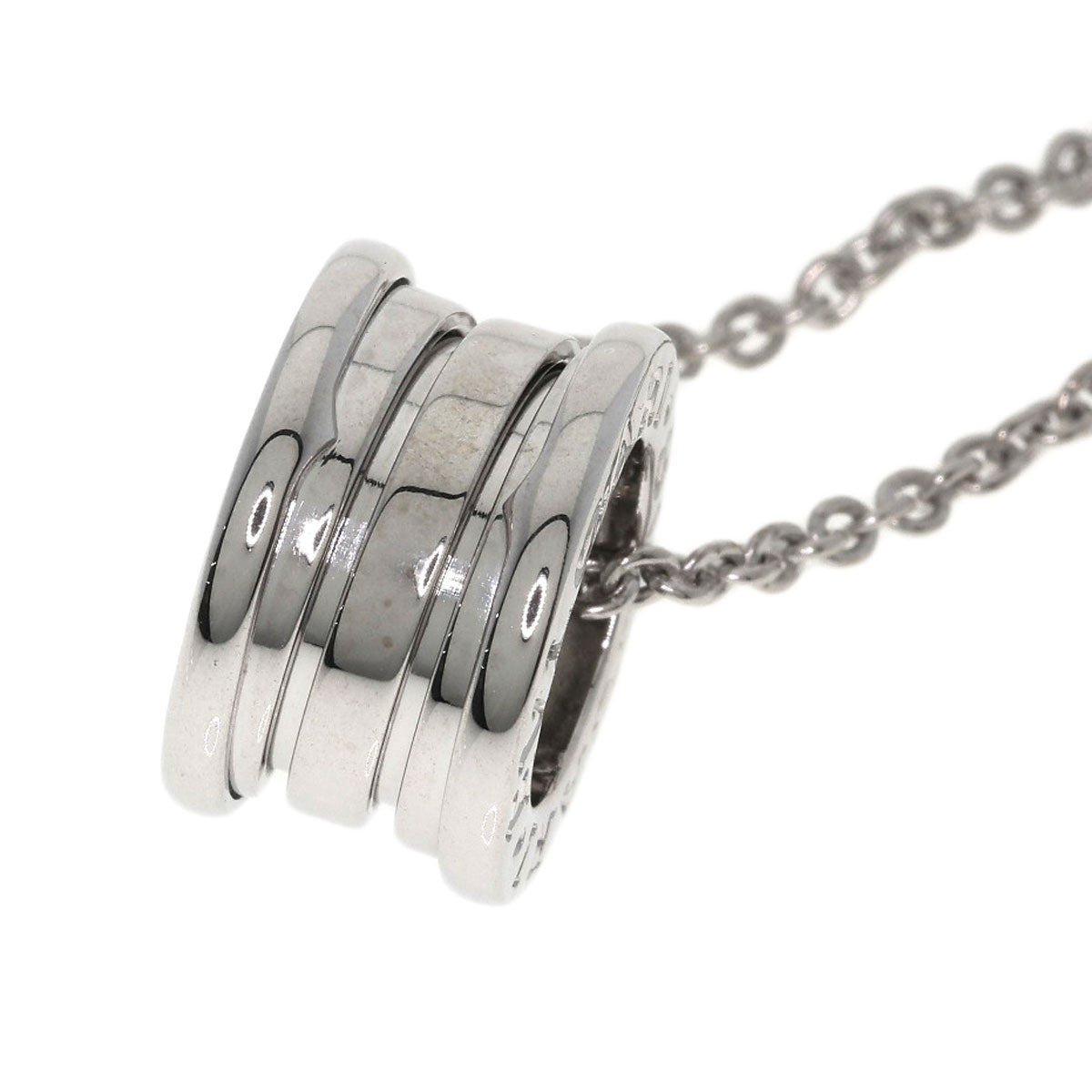 BVLGARI B.zero1 Necklace K18 White Gold Ladies [Used]
