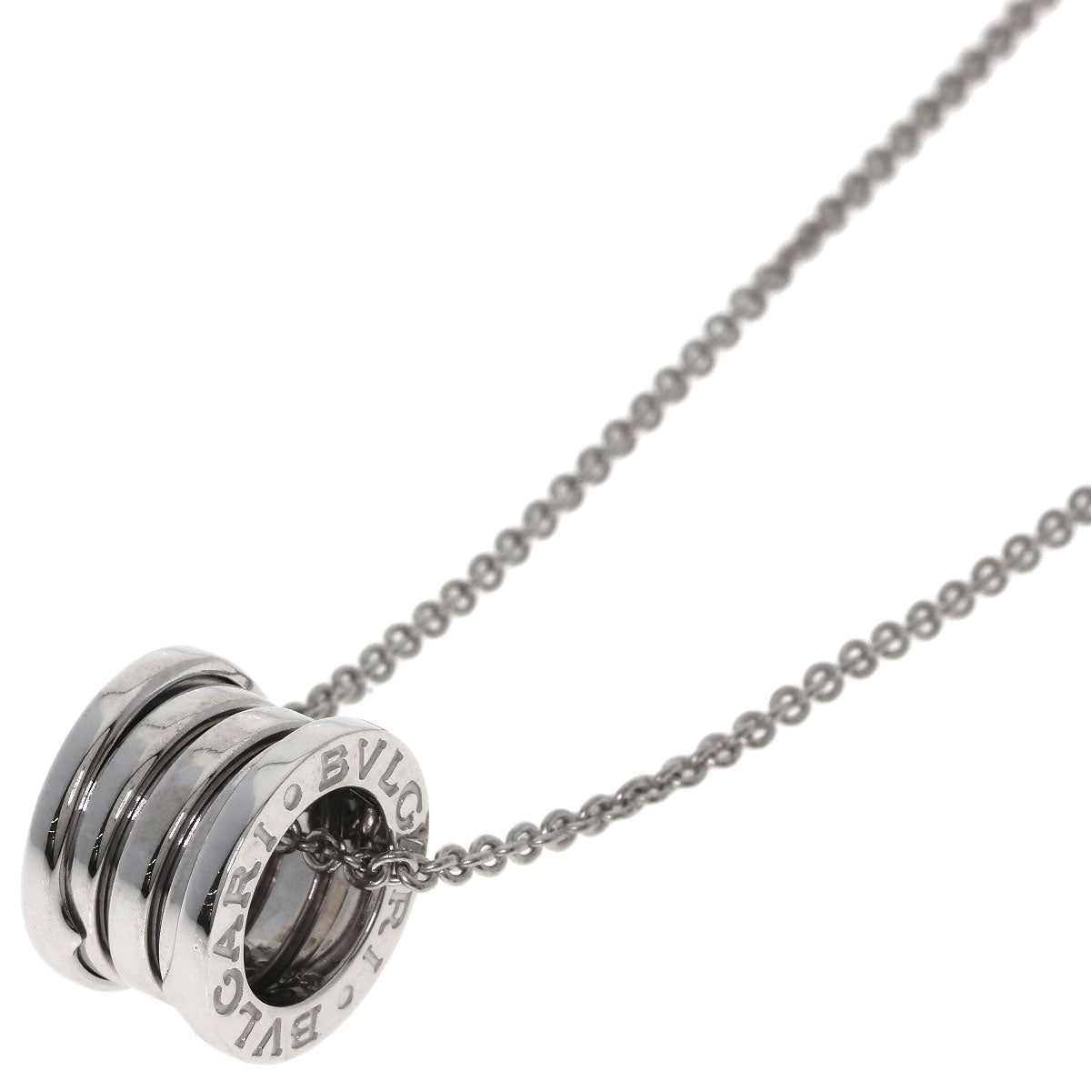 BVLGARI B.zero1 Necklace K18 White Gold Ladies [Used]