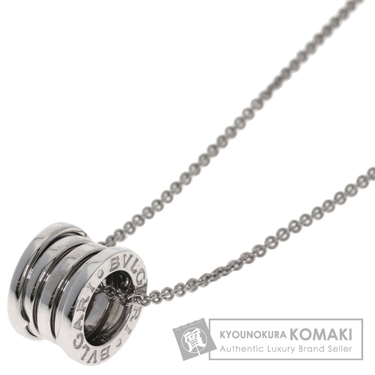 BVLGARI B.zero1 Necklace K18 White Gold Ladies [Used]
