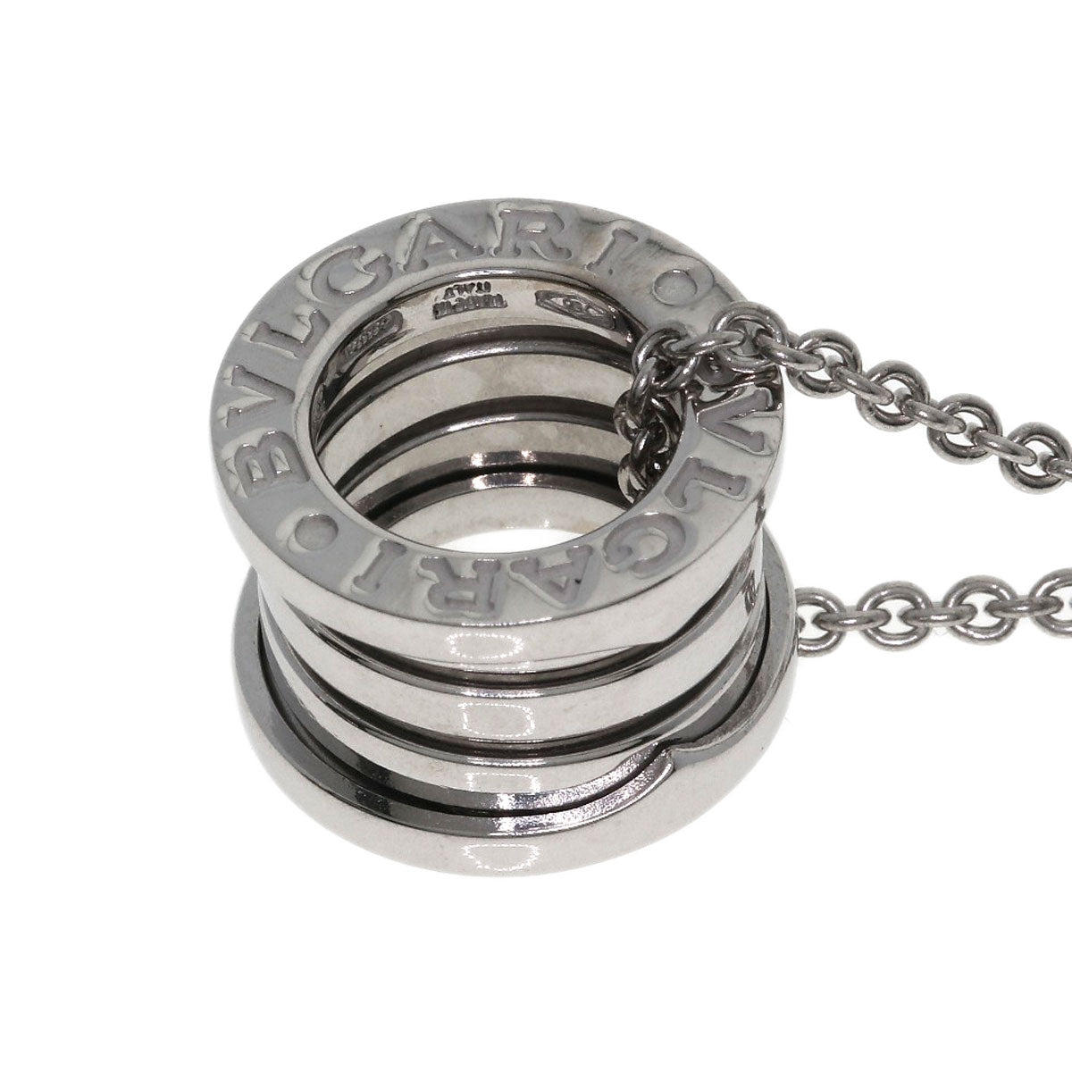 BVLGARI B.zero1 Necklace K18 White Gold Ladies [Used]